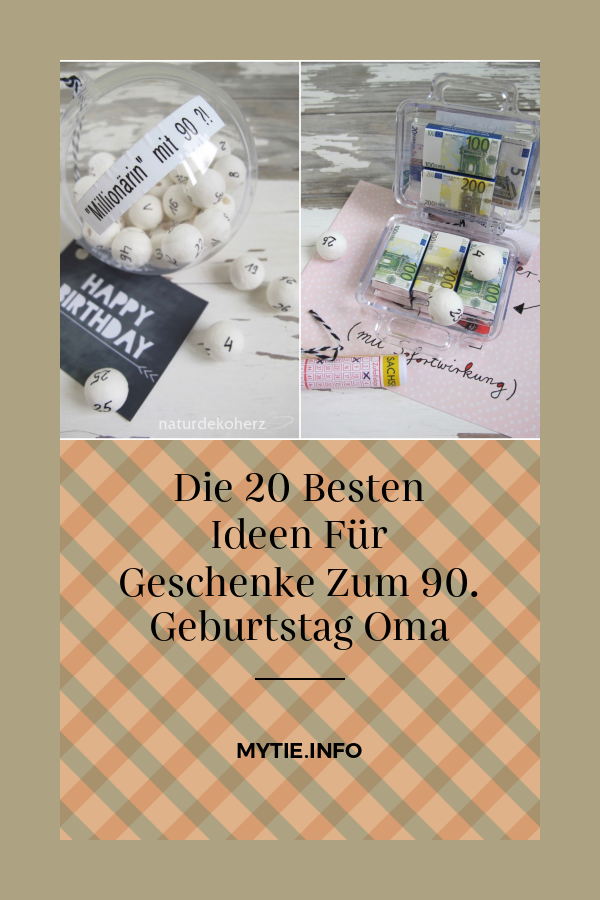 Die 20 Besten Ideen Für Geschenke Zum 90. Geburtstag Oma